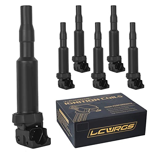 Ignition Coil Pack Of 6 For Bmw 325I 328I 335I 525I 528I 530I 535I 545I 650I X3 X5 M5 M6 Z4 2003 2004 2005 2006 2007 2008 2009 2010 2011 2012 2013 2014, Replaces# 0221504470 Uf592 12137562744 #TOP6