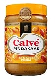 Calvé - Erdnussbutter mit Nussstücken - 650g - Packung à 3 Stück