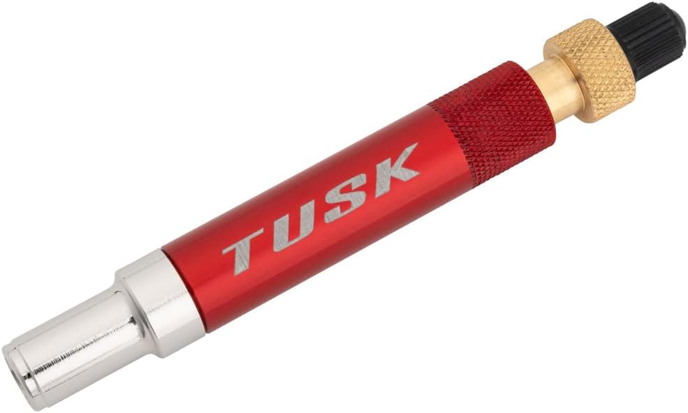 Tusk Leak‑Free Air Suspension Adaptor – Easy Air-Fill Tool for Air Forks & Shocks (Schrader Valve Compatible)