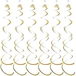 84 Pack Colorful Ceiling Swirl Foil Decorations Hanging Plastic Streamer Themed Swirl Party Decoration for Wedding Thanksgiving Day Graduation Celebration (A) - Image 3