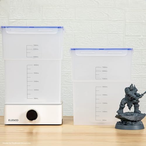 ELEGOO Washing Bucket for ELEGOO Mercury X/XS Bundle Washing and Curing Station, with 7000ML Large Capacity by ELEGOO - Used condition - Image 4