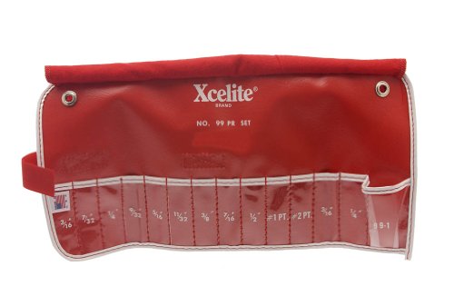 Xcelite 99K Empty Canvas Case for 99PR Tool Roll Kit, 13-7/8" Length x 6-7/8" Width, Red image 4
