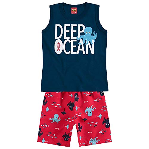 Conjunto Infantil Masculino Regata + Bermuda Kyly 109403.6826.4