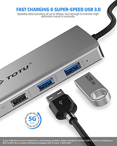 Usb C Hub, Totu 13-In-1 Type C Hub With Ethernet, 4K Usb C To 2 Hdmi, Vga, 2 Usb 3.0, 2 Usb 2.0, 100W Pd, Sd/Tf Cards Reader, Mic/Audio Docking Station For Macbook Pro Air Xps And Other Usb-C Laptops #TOP7