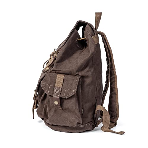 Gootium Classic High-Density Thick Canvas Backpack Rucksack, Tiramisu, Small - Thumbnail 4