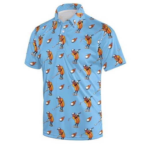 Polo clásico para hombre con mangas cortas, cómodo y ligero, ideal para golf y uso casual miniatura 2