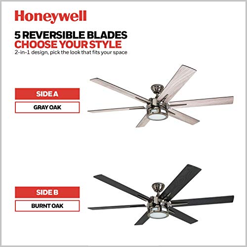 image for Honeywell Ceiling Fans 51035-01Kaliza Modern LED Ceiling Fan with Remo