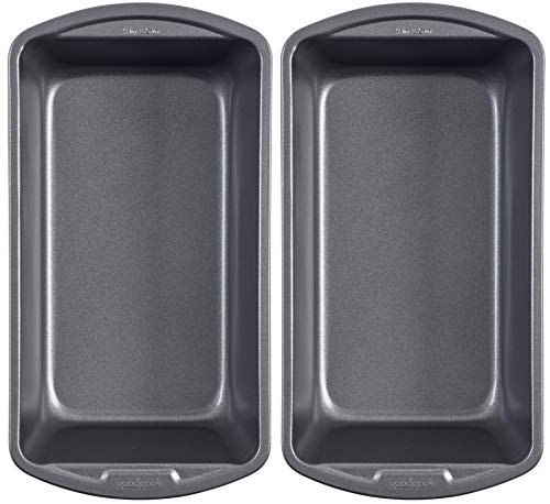 Good Cook Set of 2 Nonstick Steel Loaf Pans, Standard-Sized 9