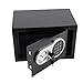 Hyuduo Home Safe Box Mini Safe Box Security Cabinet with Digital Keypad Lock and Keys for Home Office Travel Jewelry Storage
