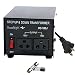 PowerBright Step Up/Down Japan Transformer, Power On/Off Switch, Can be Used in 120 Volt Countries and 100 Volt Countries, Convert from 120 Volt to 100 Volt and 100 Volt to 120 Volt (100W)