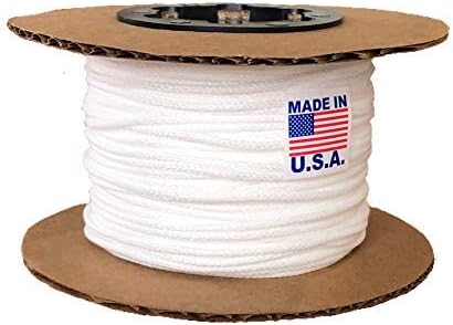 Great Lakes Cordage Soft Synthetic Upholstery Welt Cord, Braided (#000 [3/32"], 70 Yards)