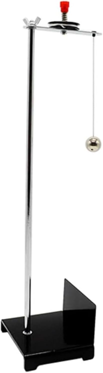 Single Pendulum Experimental Equipment Metal Base Metal Pole Adjustable Pendulum Ball Height Physical Mechanics Teaching Instrument Simple Harmonic Vibration Physical Single Pendulum Experimental