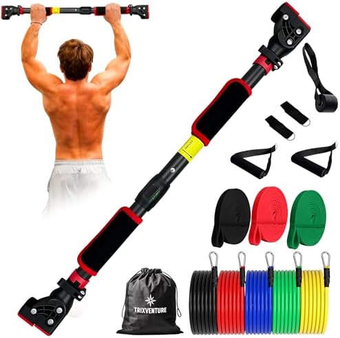 Gym Kit: Pull Up Bar for Door and Wall (72-110 cm) – Screwless In...