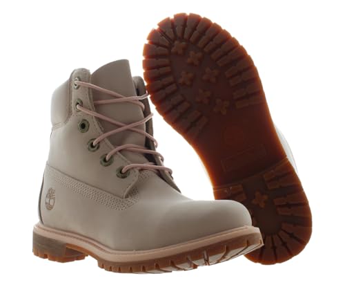 Timberland Timberland Premium 6 Inch Waterproof Boot Womens Shoes Size 10, Color: Light Pink/Brown/Pink