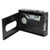 Sxhlseller Bluetooth Kassettenspieler, Tragbarer Retro USB Kassetten zu MP3 Konverter mit FM Radio und, für Reisen zu Hause, Im Freien, Im Auto