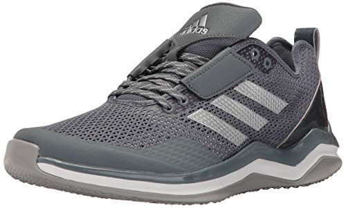 adidas Men's Speed Trainer 3, Onix/Metallic Silver/White, (4.5 M US)-Onix/Metallic Silver/White