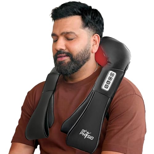 Image of Dr Physio (USA) Electric Heat Shiatsu Machine Body Massagers (for Cervical Neck Shoulder & Back Pain Relief)
