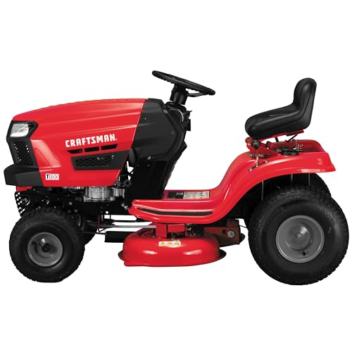 Craftsman 36" Gas Riding Lawn Mower with 11.5 HP* Briggs and Stratton Single-Cylinder Engine, Gas Lawn Tractor with 7-Speed Transmission, Red/Black (13AC77XYA93) - Image 5