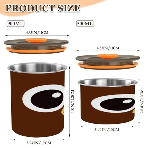 Contenedor hermético de acero inoxidable para café 30oz miniatura 2