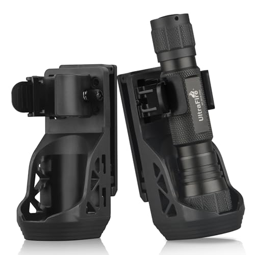 Étui de lampe torche rotatif ULTRAFIRE W66 pour ceinture tactique de 2,3 à 3 cm