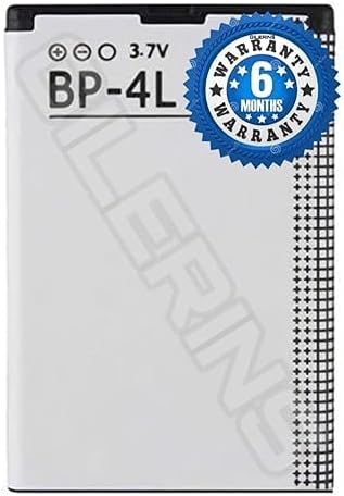 GILERINS® Original BP-4L Battery for Nokia E52, E55, E61, E61i, E63, E71, E71X, E72, E72i, E73, E90, E90i, E95, N97, N97i, N810, 6760 MBT-5979 Battery with 6 Month Warranty****(RR272)