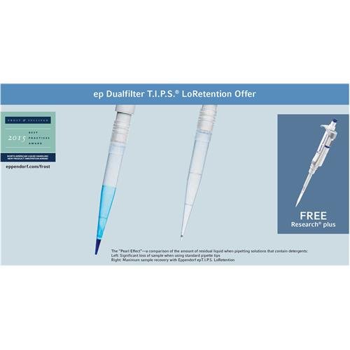 Eppendorf 2231000166 6 Cases of 0.110 µL Ep Dual Filter T.I.P.S