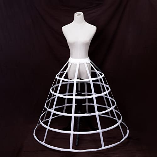 Image of Women Crinoline Petticoat Hoops Skirt Short Half Slip Underskirt for Girls Wedding Bridal Underskirt Slip