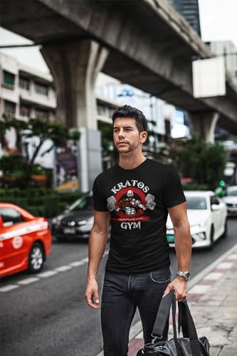 Camisetas La Colmena 2700-Kratos Gym (DDjvigo) (XL, Negro)