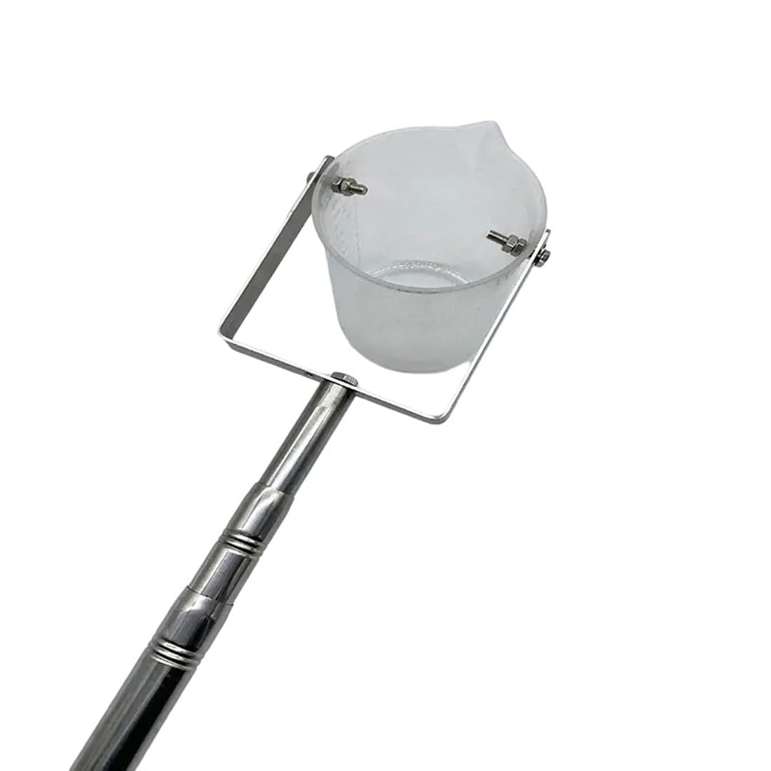 Varilla de muestreo， Cuchara telescópica de 1000 l for muestreo Agua, Varilla Acero Inoxidable, cucharón plástico, Vaso precipitados Tipo péndulo, muestreador(Plastic,1.43m 6m/4.7ft 19.7ft)