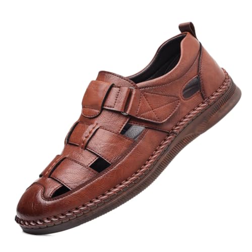 Sandales cuir homme grand confort contre les pieds sensibles en été