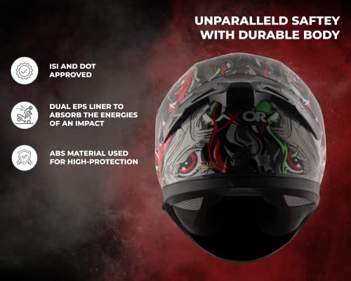 Axor Apex Beast Black Grey Helmet-XL