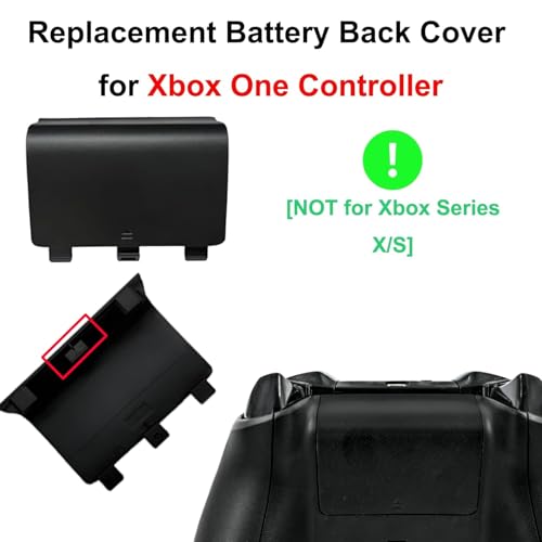 Image of 4 Pack Battery Back Cover for Xbox One S /X Controller Battery Back Pack /Shell Cover Repair Part for Xbox One S /X Controller,NOT for Xbox Series X /S