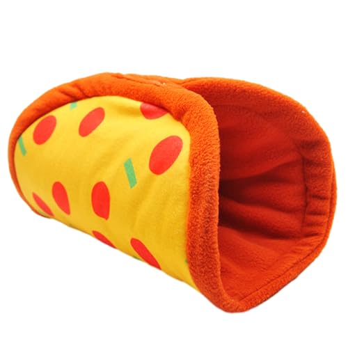 Msioytog Spieltunnel für Haustiere, Bettmatte, Lebensraumdekorationen, Käfigverstecke, Bett, Frettchen, PlayTube, und Winterverstecke, Heimtierbedarf, Tunnel