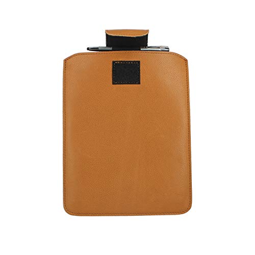 Funda para tablet con soporte para bolígrafo personalizable de piel beige 2