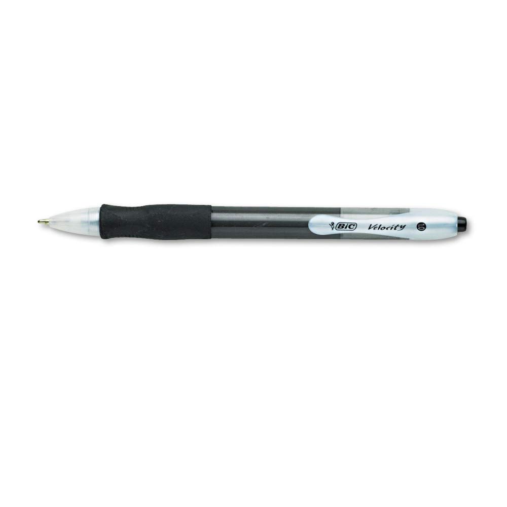 Al por mayor funda de 15 – BIC Velocity retráctil bolígrafo pens-ballpoint bolígrafo, Retractable, punta mediana, tinta negra/barril