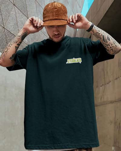 Image of EYEBOGLER Loose FIT Round Neck T-Shirt Green