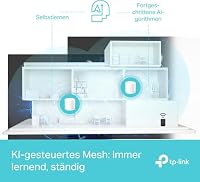 TP-Link Deco X50 Mesh WLAN Set (2 Pack), Wi-Fi 6 AX3000 Dual Band Router & Repeater, 3X Gigabit Ports für Jede Einheit, empfohlen für Häuser mit 3-4 Schlafzimmern, Umfassender Jugendschutz, WPA3 – Ansicht 5