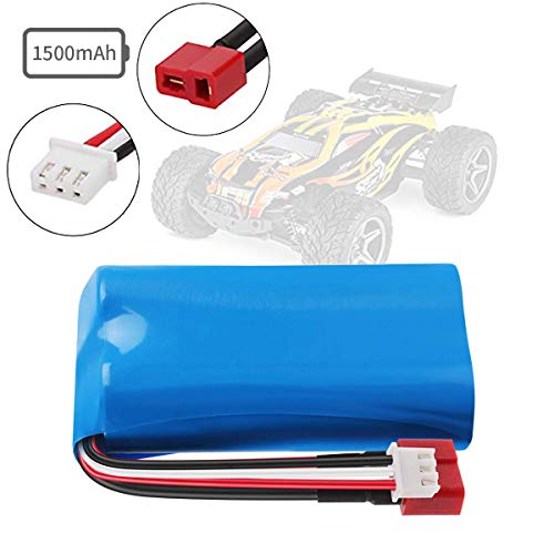 Rechargeable Li-ion Battery 7.4V 1500mAh Universal for WLtoys 4WD Rc Cars 12401 12402