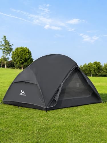 Carpa para mochilero ligera para 2 personas Roveity RQ-SY2R, impermeable 4000mm, doble capa, liviana, para 3 estaciones miniatura 7