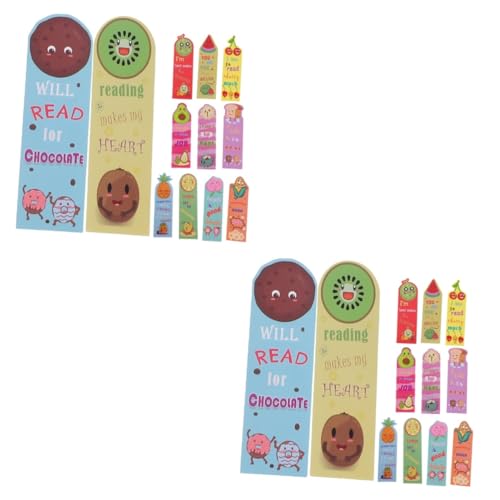 Marque-pages fragrance fruits colorés indispensables pour vos moments de lecture à l'école