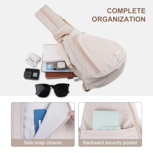 Morrales deportivos crossbody sling para mujer y hombre miniatura 2