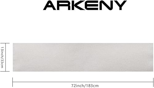 Miniatura 6 de ARKENY Camino de mesa de San Valentín de 72 x 13 pulgadas, diseño de corazón de amor, granja, arpillera, búfalo, a cuadros, interiores, aniversario,