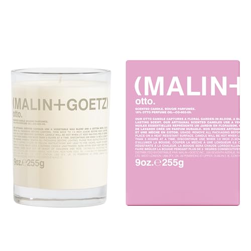 MALIN+GOETZ Otto Candle 9 oz. Sage Scent Fragrance Scented Candle Natural Vegetable Wax Blend Vegan & Cruelty Free Single Wick Candle Lasts 60 Hours