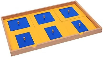 Miniatura 9 de Adena Montessori Puzzle geométrico Gabinete geométrico Montessori Materiales sensoriales Herramientas educativas Equipo preescolar