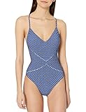 Seafolly Damen Beach Belle Tie Back Maillot Badeanzug, Blau (Blue Opal Blue Opal), 36 (Herstellergröße: 10)
