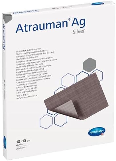 Paul Hartmann AG Atrauman Ointment Dressings 10 x 10 cm, Pack of 10
