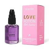 LOVE POTION Aceite besable sabor a Algodón de Azucar. Sensación envolvente de calor. Aceite corporal íntimo saborizado comestible. Base de Agua. No Mancha. 30 ml