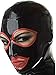 Produktbild MFMYEE 100% latex Maske Gummi SM Fetisch Bondage Maske Erotische Cosplay-Maske Latexliebhaber