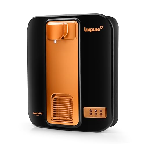 Image of Livpure Touch UV Copper Water Purifier with 4 Stage Advanced Purification || Suitable for Municipal Water || Elegant & Sleek Design (Black)
