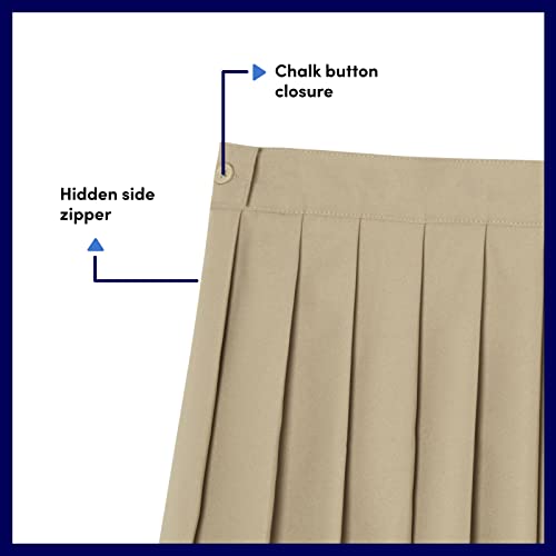 French Toast Girls' Pleated Skirt, Black, 12,Big Girls #TOP3